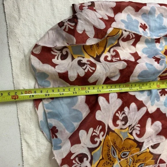 Womens Bohemian Floral Longline Kimono Open Duster Cardigan One Size Resort Pool - Picture 4 of 9